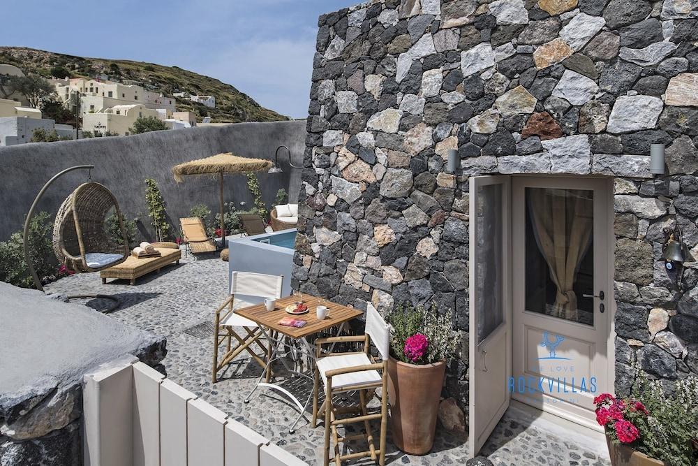 Rock Villas Complex - Private Luxe Top Retreat - Castle And Sea View Emporio  Bagian luar foto