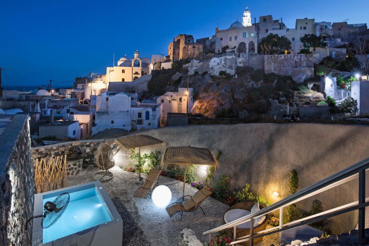 Rock Villas Complex - Private Luxe Top Retreat - Castle And Sea View Emporio  Bagian luar foto