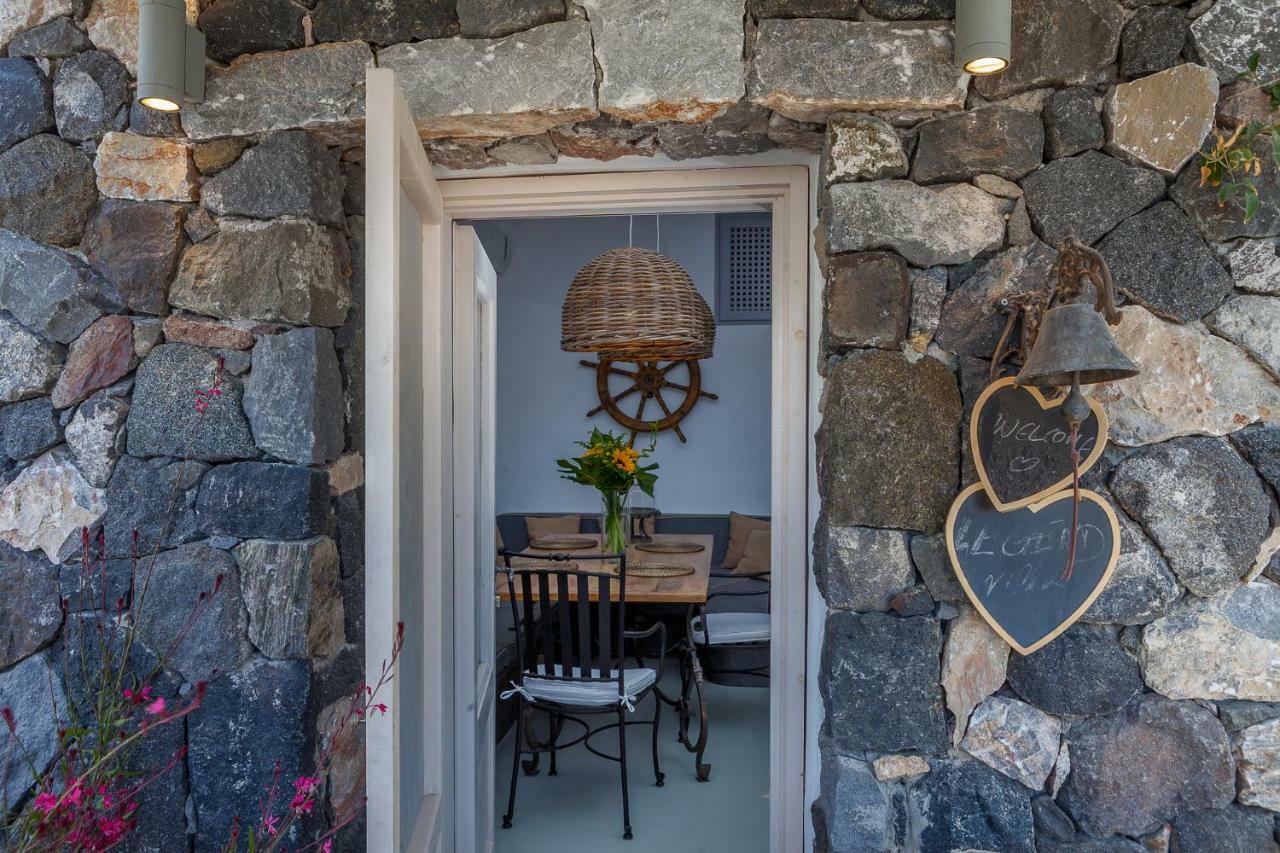 Rock Villas Complex - Private Luxe Top Retreat - Castle And Sea View Emporio  Bagian luar foto